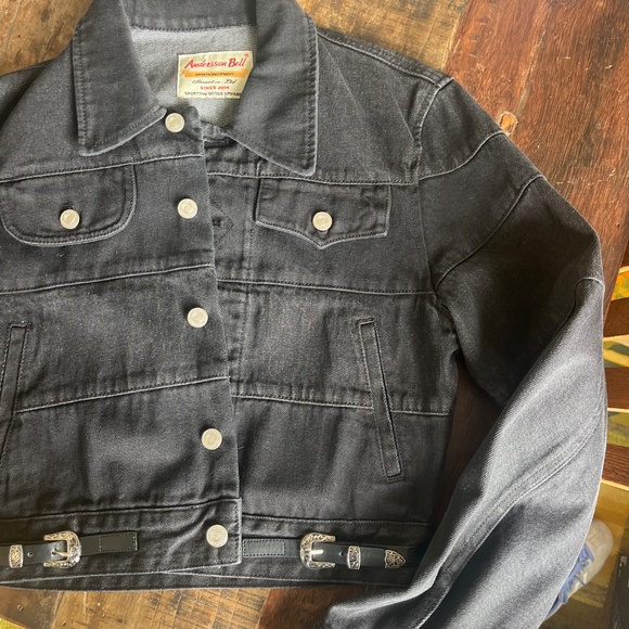 Black Jean jacket- Anderson Bell - Picture 2 of 4